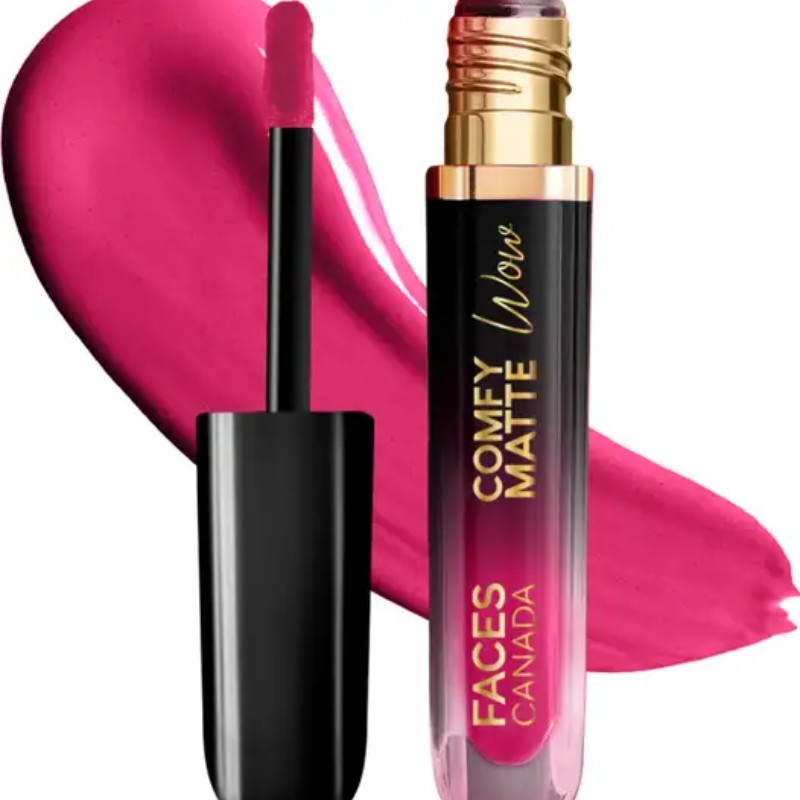 FACES CANADA Comfy Matte Wow Liquid Lipstick | Long Lasting | Waterproof (Fuschi... more