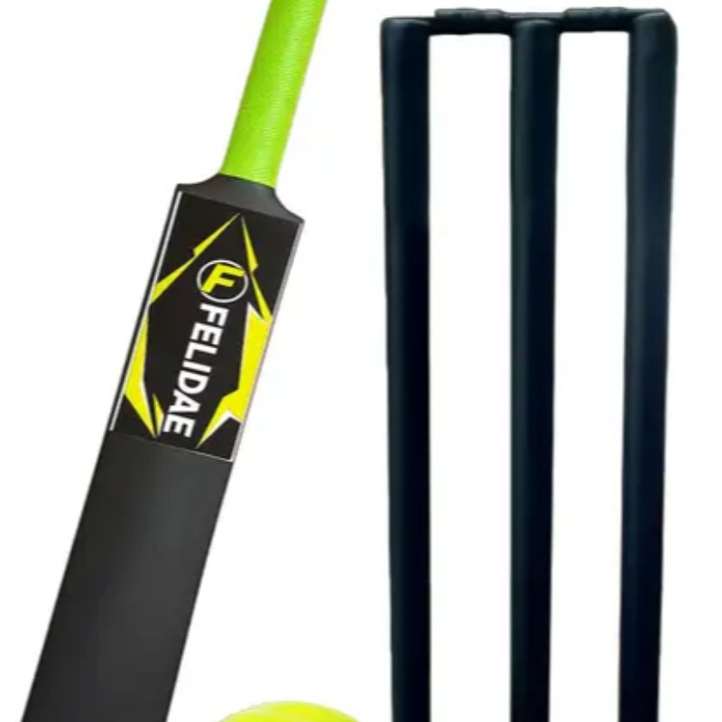 FELIDAE (Size-3) Kids Plastic Cricket Bat Kit for (6-12 Years) Plastic Cricket  Bat (0.85 kg)