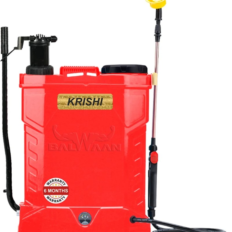 Balwaan Krishi BS-21 18L 12V 8A Battery & Manual Knapsack Sprayer Pump MTAK-BA-SP-724