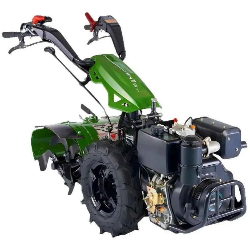 Kirloskar KMW MINT 9 DLX Diesel Power Tiller | 8 HP Back Rotary Weeder for Sugarcane, Cotton & Ginger Farming