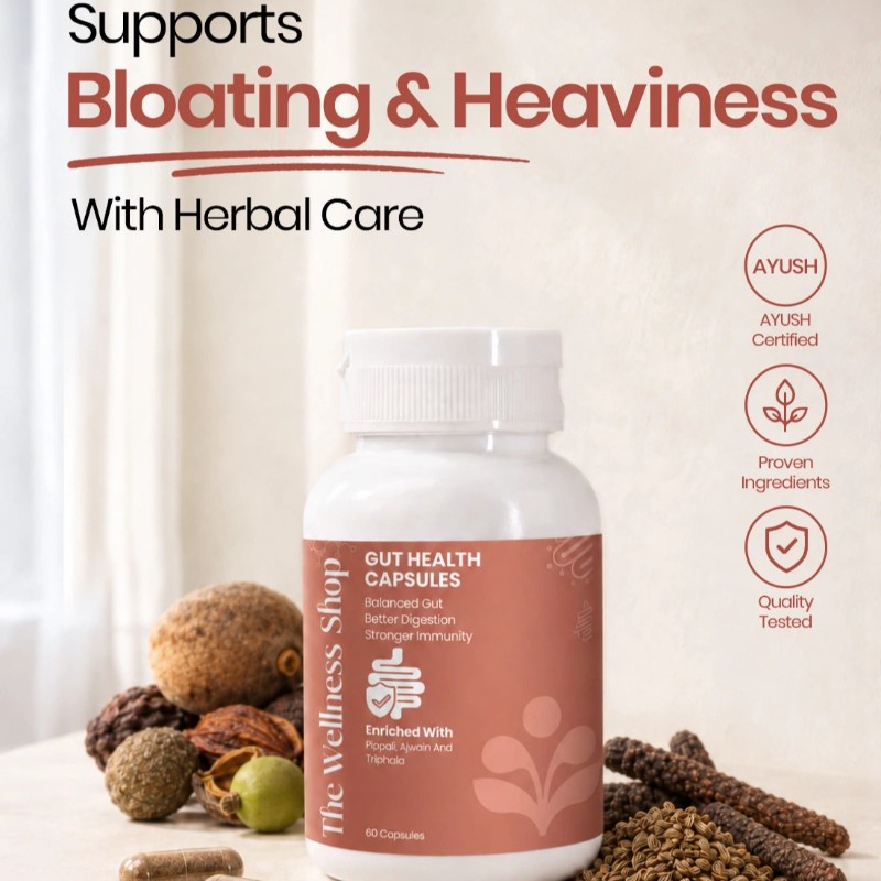 Buy Gut Health Capsules – Fix Digestion & Beat Bloating _ The Wellness Shop