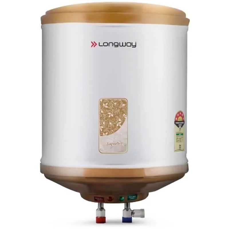 Longway Superb 10 Ltr 5 Star Rated Automatic Instant Water Heater for Home, Water Geyser, Electric Geyser with Multiple Safety System & Anti-Rust Coating (Ivory, 10 Ltr) - Image 3
