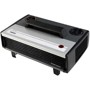 Usha 1000-2000W Room Fan Heater HC-812-T | Dual Heat Settings | Portable Electric Room Heater with Overheat Protection